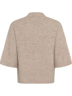 Gilet anthracite uni avec une coupe ajustée et des manches courtes