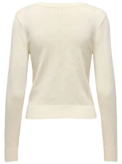 Gilet en coton mélangé beige uni pourvu d'une coupe ajustée et d'un col v