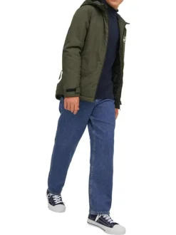 Jean Chris bleu uni avec une coupe droite et un passant pour la ceinture