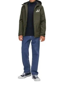 Jean Chris bleu uni avec une coupe droite et un passant pour la ceinture