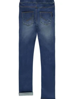Jean fille regular indigo