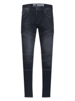 Jean anthracite en coton coupe skinny