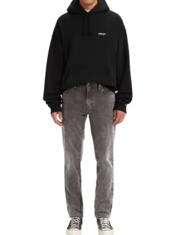 Jean 511 anthracite uni avec une coupe slim et une étiquette d'authentification
