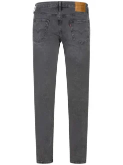 Jean 511 anthracite uni avec une coupe slim et une étiquette d'authentification