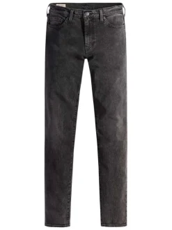 Jean 511 anthracite uni avec une coupe slim et une étiquette d'authentification