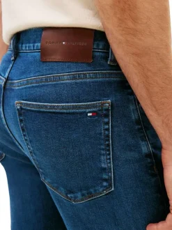 Jean Bleecker en coton mélangé bleu à coupe droite pourvu de multiples poches