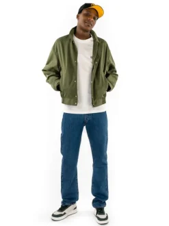 Jean 501 bleu jean en coton avec une coupe régular