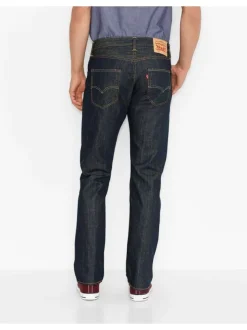 Jean 501 bleu jean en coton avec une coupe régular