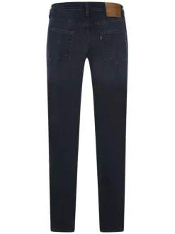 Jean 511™ bleu noir uni avec une coupe slim et fermeture zip et bouton