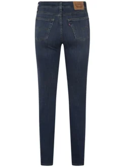 Jean 725™ bleu uni avec une coupe bootcut et des passants pour la ceinture