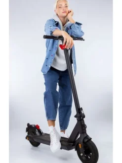Jean Callie indigo en coton uni coupe droite