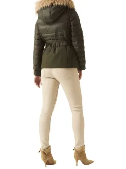Jean Celia coupe slim écru uni en coton