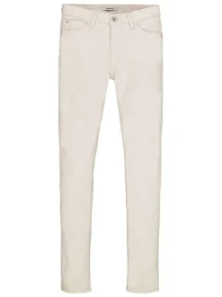 Jean Celia coupe slim écru uni en coton