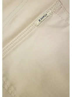 Jean Celia coupe slim écru uni en coton