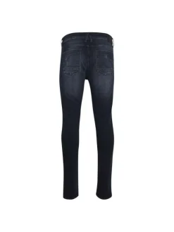 Jean Écho Skinny en coton mélangé nuit uni coupe skinny