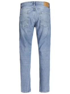 Jean Chris en coton mélangé stone uni avec une coupe regular et 3 poches avant