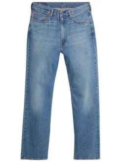 Jean 565 en coton bleu à coupe droite pourvu de multiples poches