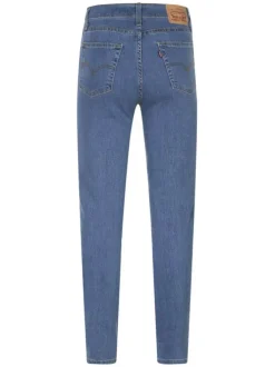 Jean 724 en coton bleu délavé avec une coupe Regular fit et un style 5 poches