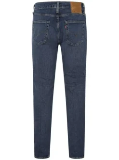 Jean 511™ en coton bleu uni avec 5 poches et une coupe droite