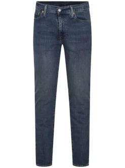 Jean 511™ en coton bleu uni avec 5 poches et une coupe droite