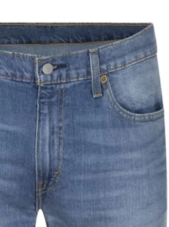 Jean 512™ en coton mélangé stone uni avec 5 poches et une coupe droite