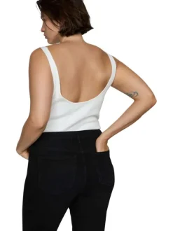 Jean en coton noir uni taille haute à coupe skinny avec rivets cuivrés