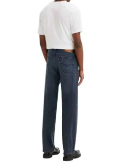 Jean 501 en coton nuit uni avec fermeture à boutons et une coupe regular fit