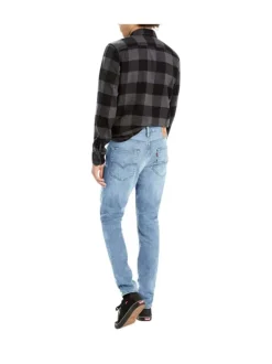 Jean 512™ en coton stone avec une coupe slim et une poche gousset