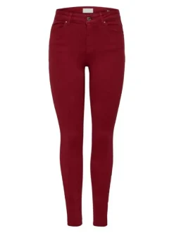 Jean femme rouge