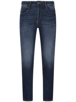 Jean 700/11 Fraser nuit avec une coupe slim et un patch d'authenticité