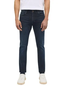 Jean Frisco skinny en coton bleu indigo délavé et une taille mi-haute L32