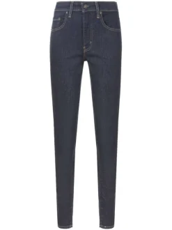 Jean 721™ High Rise en coton mélangé brut uni avec une coupe skinny