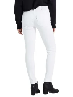 Jean 721™ High Rise Skinny blanc en coton uni avec une coupe skinny