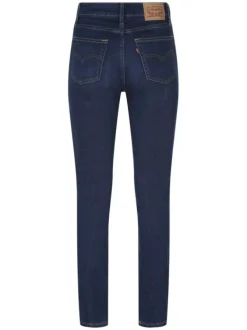 Jean 724™ High Rise Straight en coton mélangé indigo avec une coupe droite