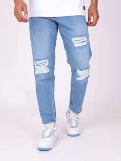 Jean homme bleu