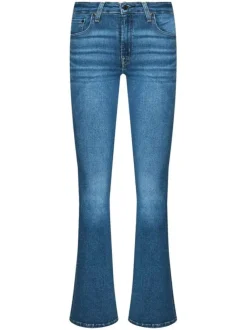 Jean 726™ hyperstretch en coton doux indigo moyen délavé coupe bootcut