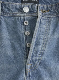 Jean Jjialex Jjoriginal Sq 071 Noos en coton bleu délavé avec une coupe bootcut