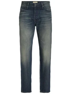 Jean Jjichris Jjoriginal Cb 620 Noos en coton indigo délavé à coupe droite