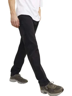 Jean Jjichris Jjoriginal Sbd 981 Noos en coton noir uni avec une coupe droite