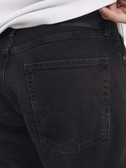 Jean Jjichris Jjoriginal Sbd 981 Noos en coton noir uni avec une coupe droite