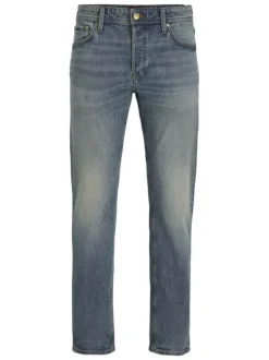 Jean Jjimike Jjoriginal Sbd 556 Noos en coton bleu uni avec une coupe droite