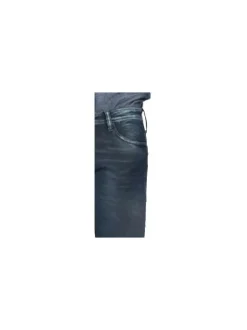 Jean 700/11 Jogg en coton indigo uni avec une coupe slim et des poches plaquées à l'arrière