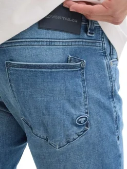 Jean Josh stone en coton pourvu d'une coupe droite et du logo de la marque