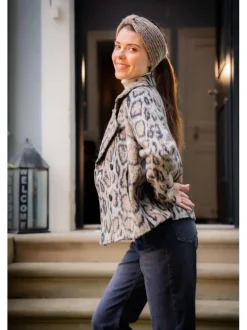 Jean Julie en coton noir uni avec une coupe regular fit et 3 poches avants