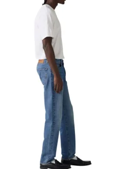 Jean 501® Levi'S ® Original en coton bleu ciel délavé avec une coupe droite