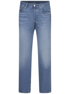 Jean 501® Levi'S® Original en coton bleu denim avec une coupe droite