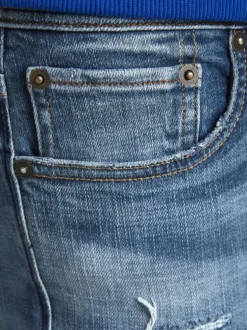 Jean Liam coupe skinny en coton bleu délavé
