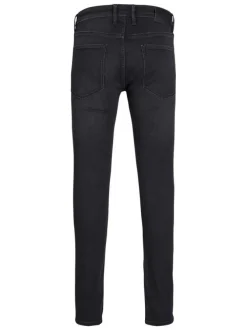 Jean Liam noir avec une coupe skinny et 2 poches plaquées à l'arrière