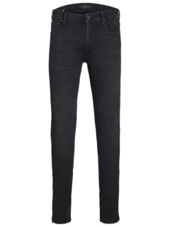 Jean Liam noir avec une coupe skinny et 2 poches plaquées à l'arrière