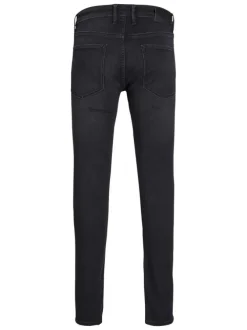 Jean Liam noir avec une coupe skinny et 2 poches plaquées à l'arrière